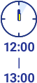 12時~13時